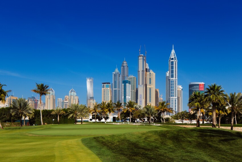 Parcours de golf à Dubaï